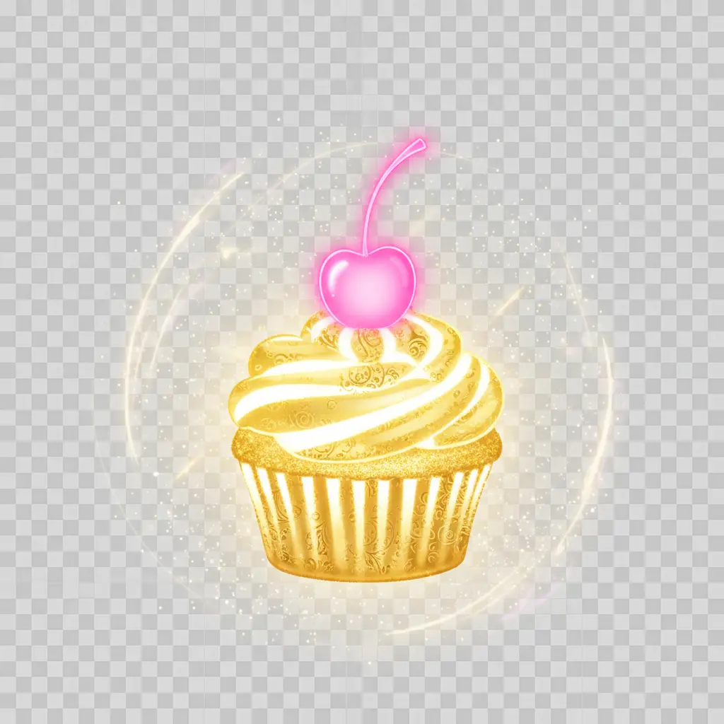 Golden Cupcake